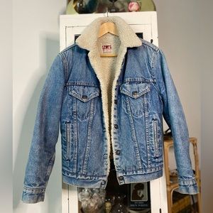 Levi’s Vintage Denim Sherpa Lined Jacket